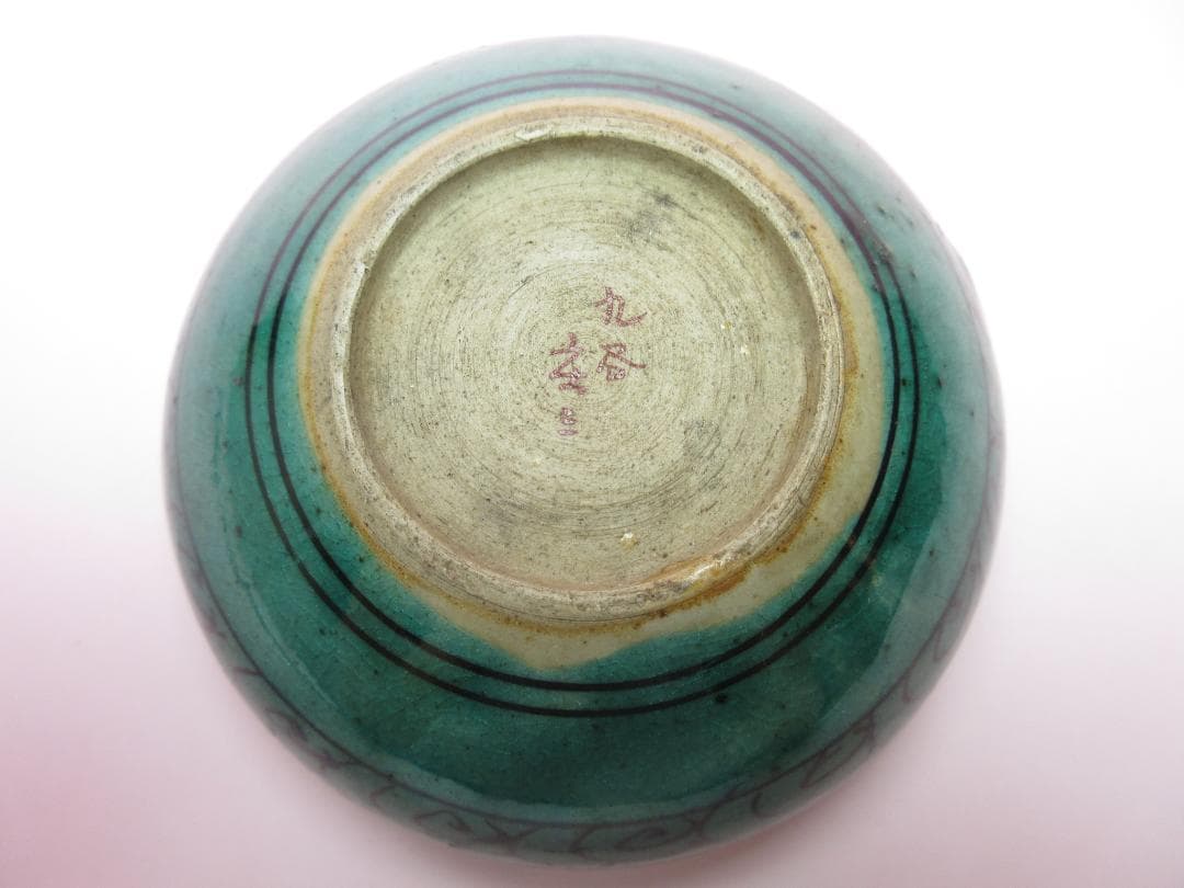 時代物 九谷 庄三 鶉紋 小鉢 7客 TN 87 70816