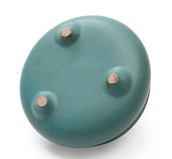 香炉  和モダン風 陶器製  (緑)