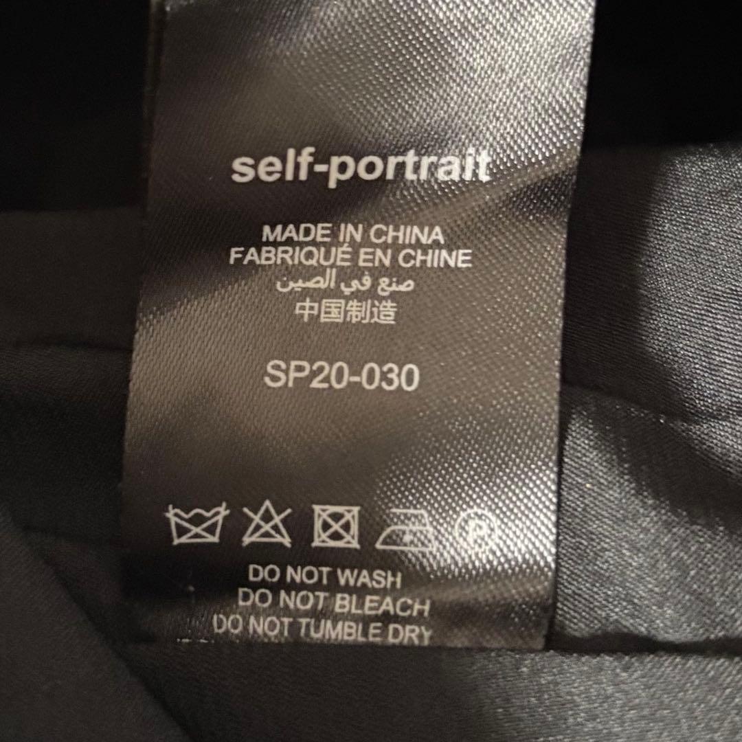 セルフポートレート self-portrait クリスタル ミニ ワンピース