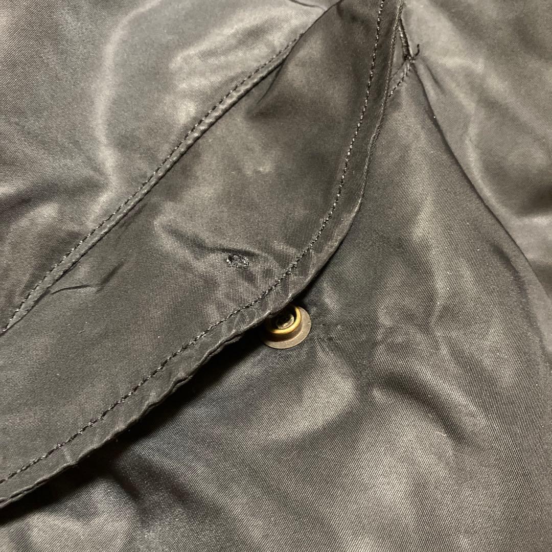 80s アルファ　MA-1 ブラック　IDEALジップ　アイデアルジップ