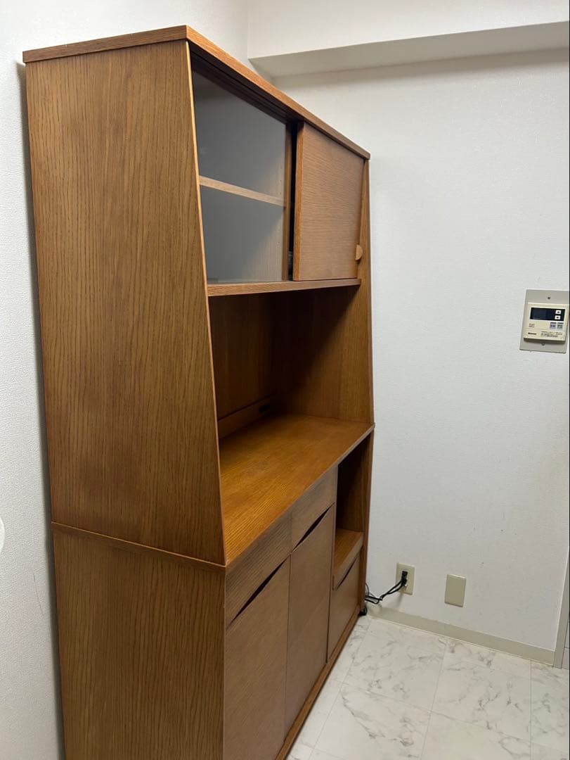 【※引越間近の為、即売希望】unico キッチンボード 食器棚 収納