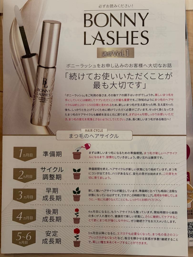 BONNYLASHES まつ毛美容液　2箱セット　未開封