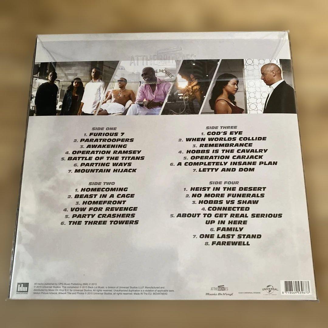 Furious 7 オリジナルサウンドトラック／レコード