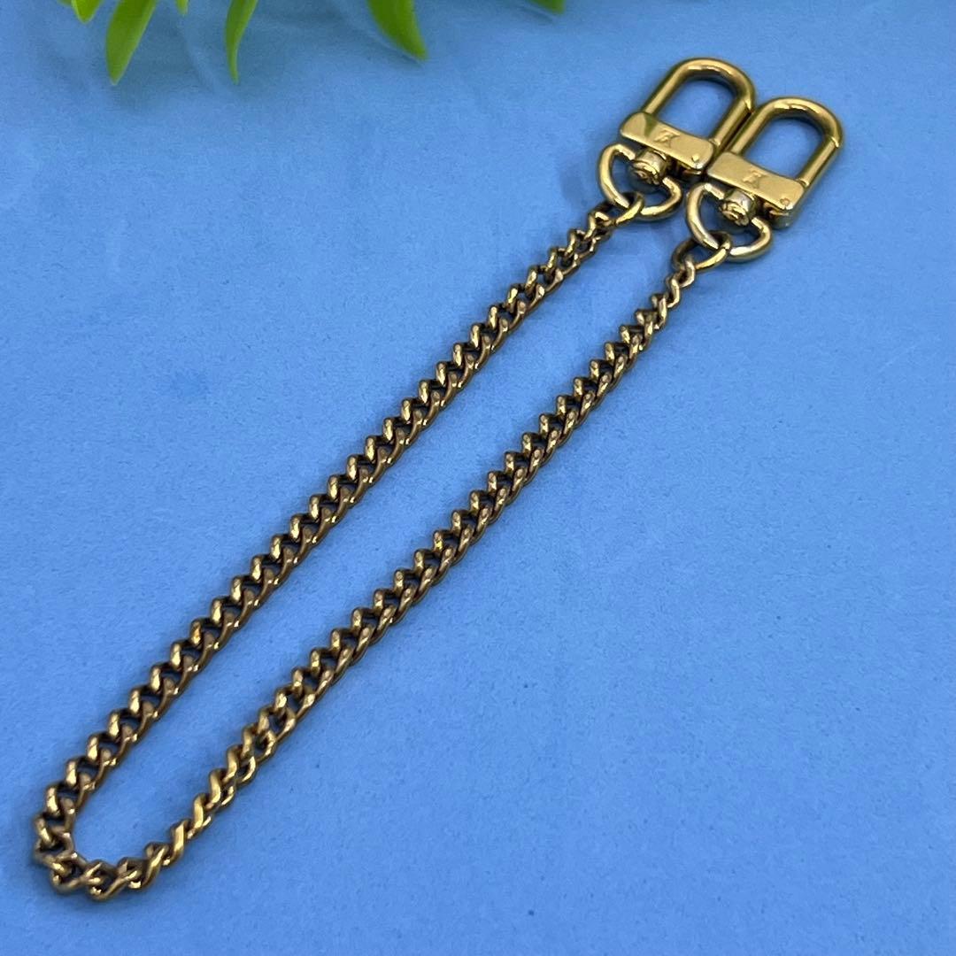 ルイ ヴィトン ウォレットチェーン ゴールド キーホルダー 053050