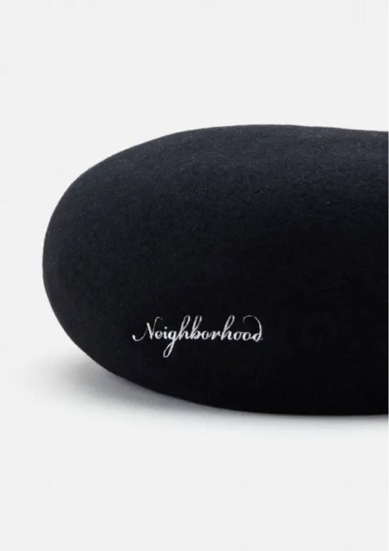 NEIGHBORHOOD BASQUE BERET 2024AW ブラック　L