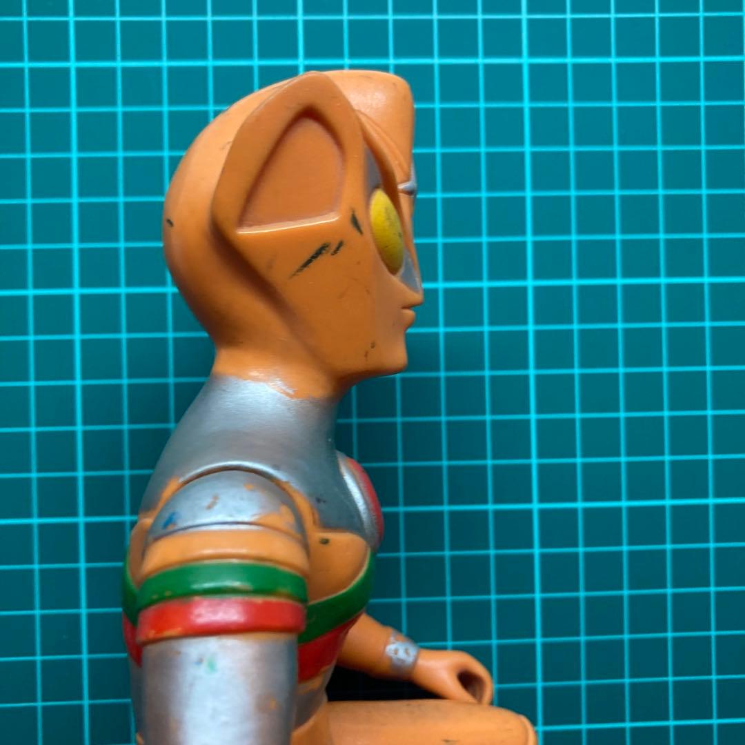 ポ*T様 【激レア】ブルマァク　トリプルファイター ソフビ 当時物(バイク欠品)