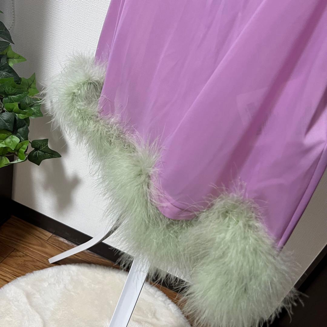 miu miu ファー付きピンクキャミソール ファー 新品 未使用