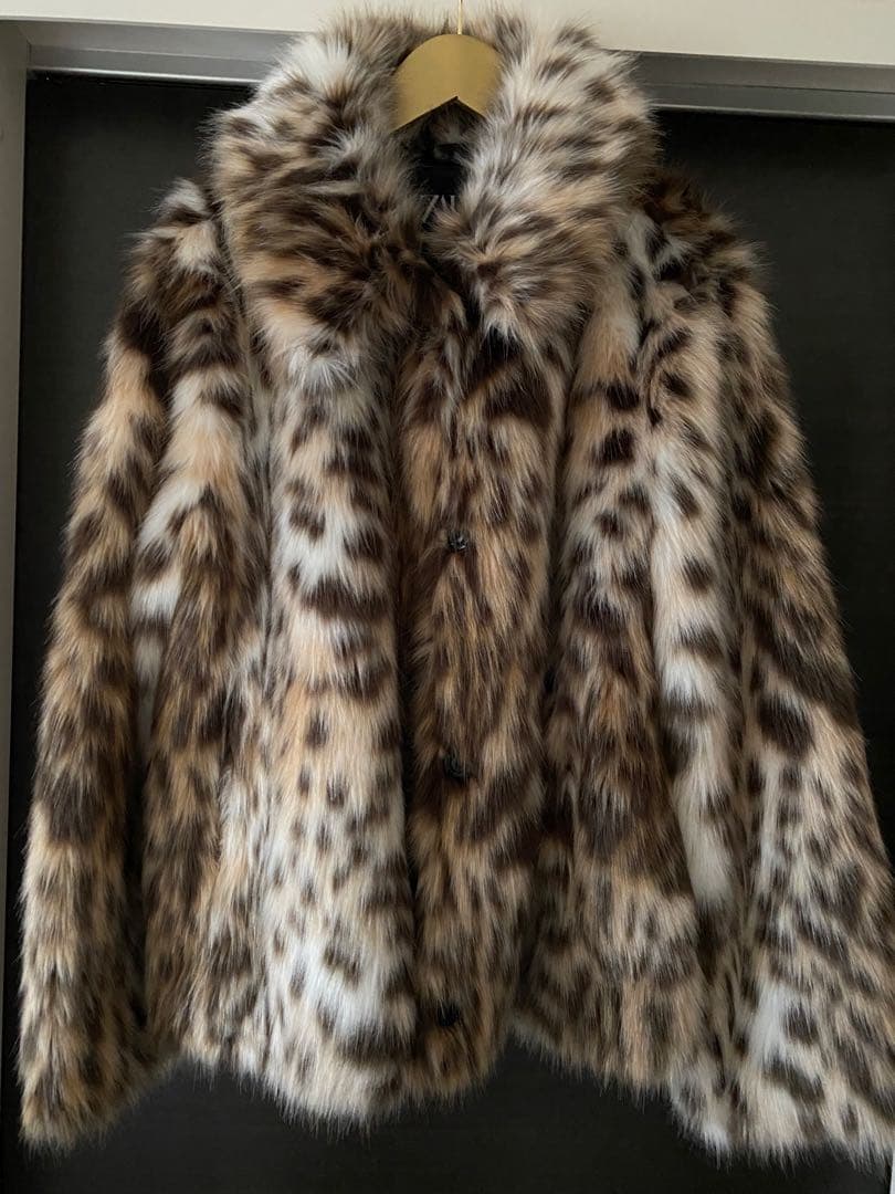 ZARA ヒョウ柄ファーコート