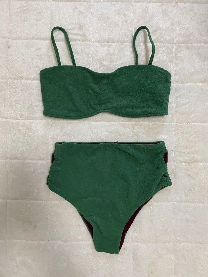 【eit swim】新品・未使用/グリーン/セパレートビキニ