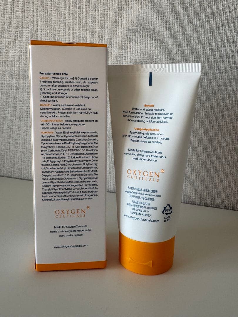 日焼け止め OxygenCeuticals Leport's Sunblock 120ml