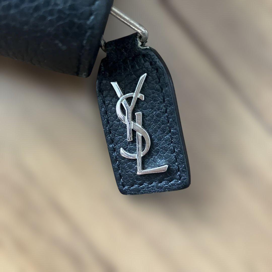 SAINT LAURENT ブラック レザー 長財布