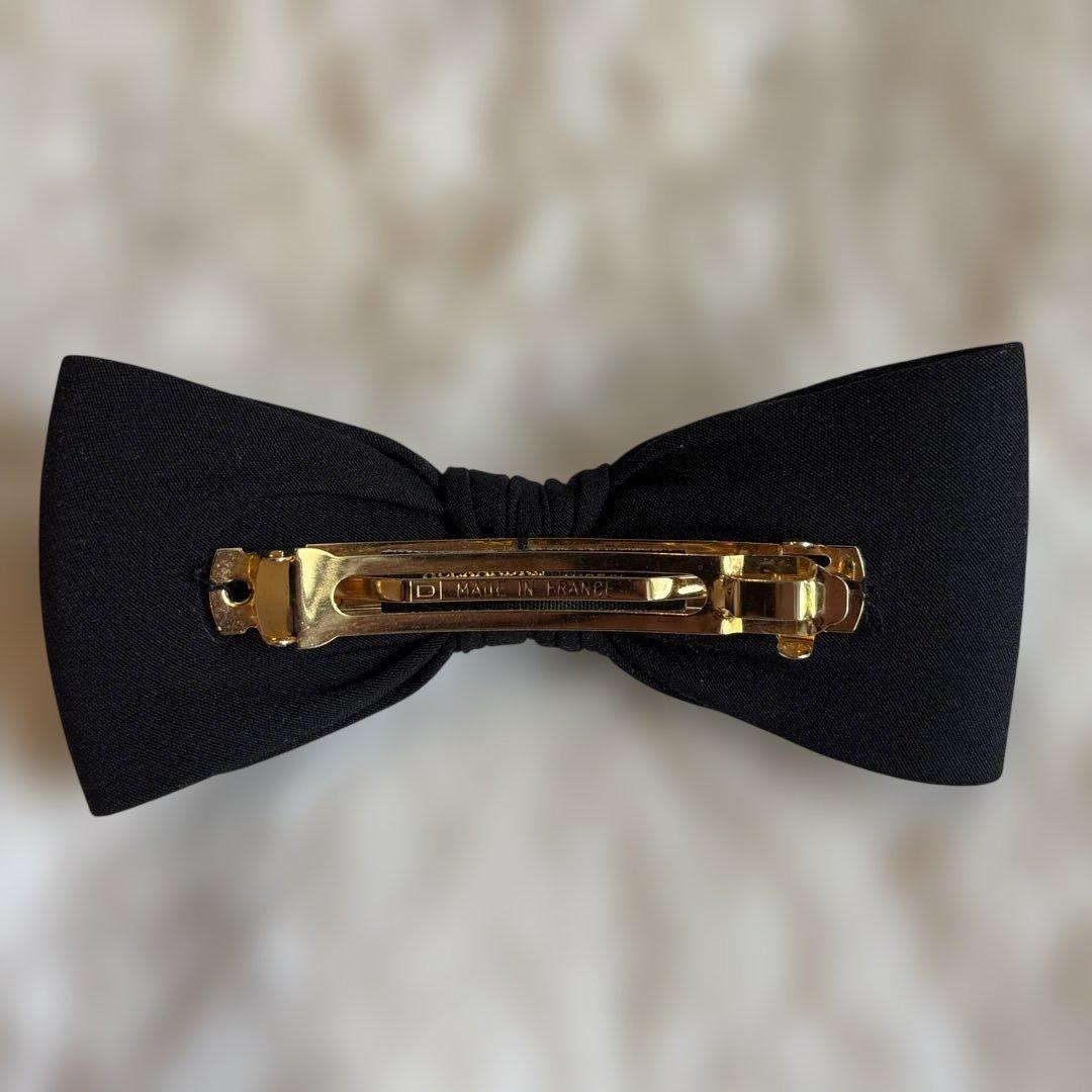 【ALEXANDRE】黒のリボンヘアアクセサリー