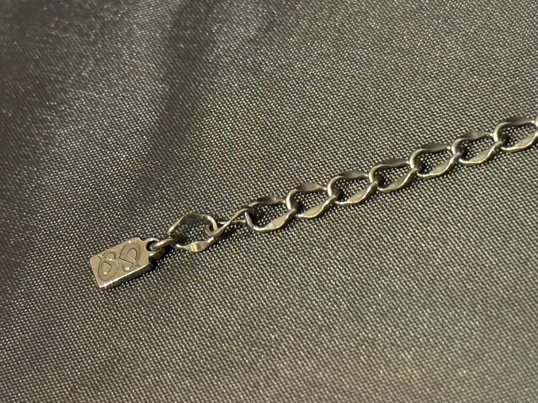 チタン水晶ネックレス(5mm玉) 40cm(+5cmアジャスター)