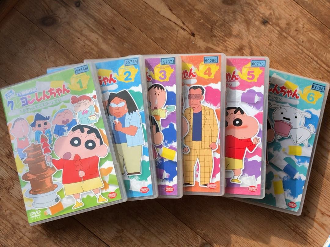 クレヨンしんちゃんテレビ傑作選第10期、第8期シリーズDVD 計36本