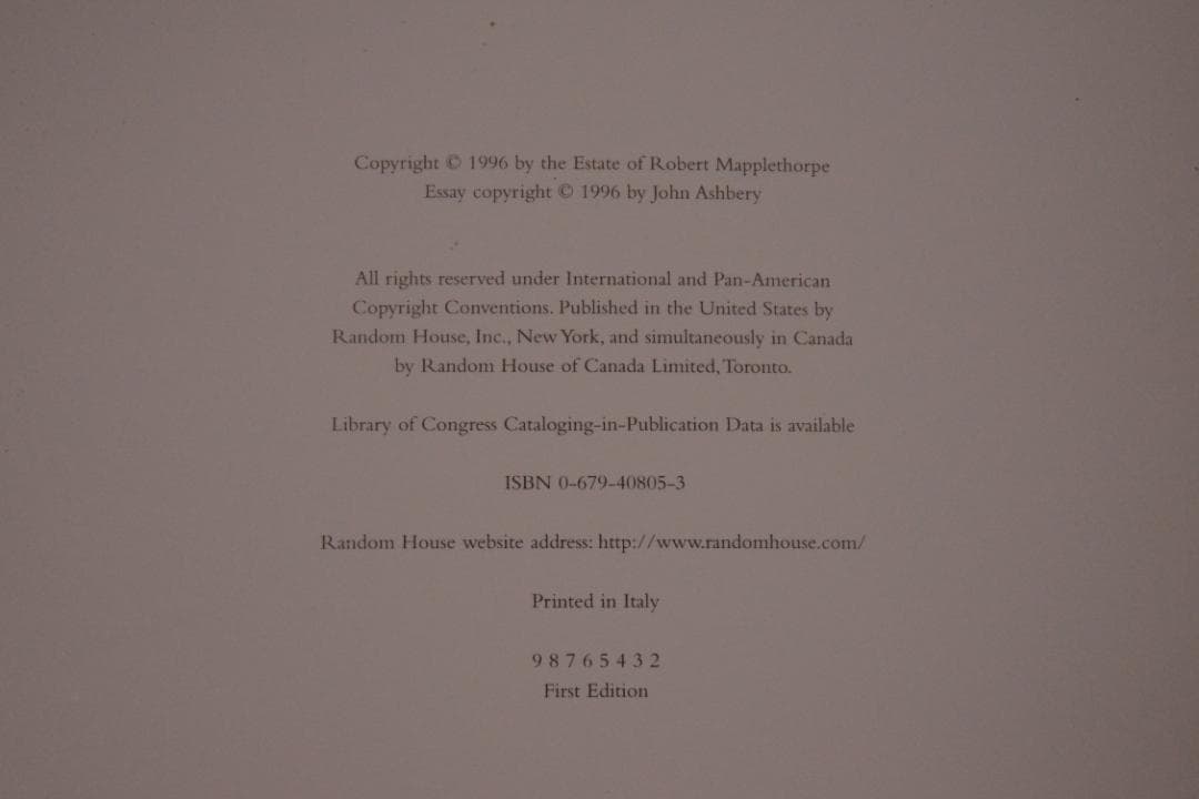 【 PISTILS】Robert Mapplethorpe★大幅に値下げしました