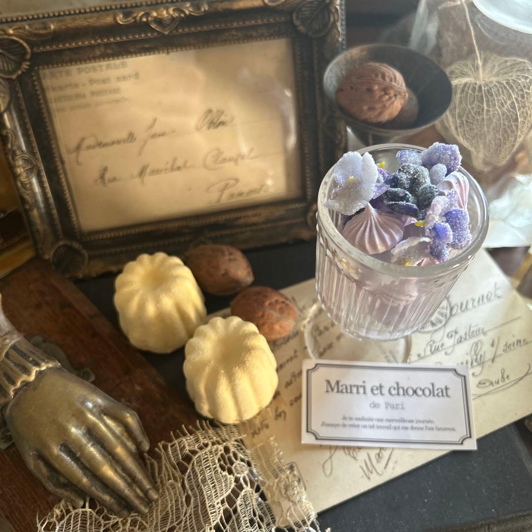 フェイクスイーツ すみれの砂糖づけ スイーツデコレーションカップ ラスト1個