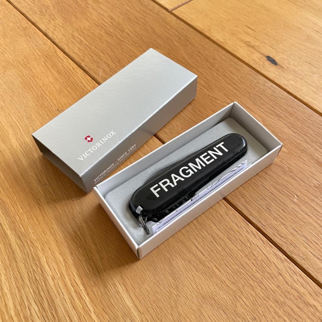 FRAGMENT VICTORINOX SPARTANブラック キーホルダー
