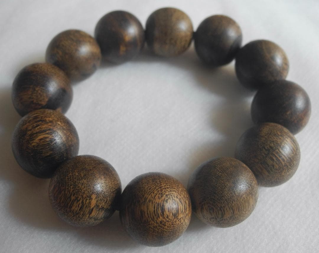 ベトナム産 香木 ブレスレット 数珠 花沈香 良品 良い香り 44g 18mm