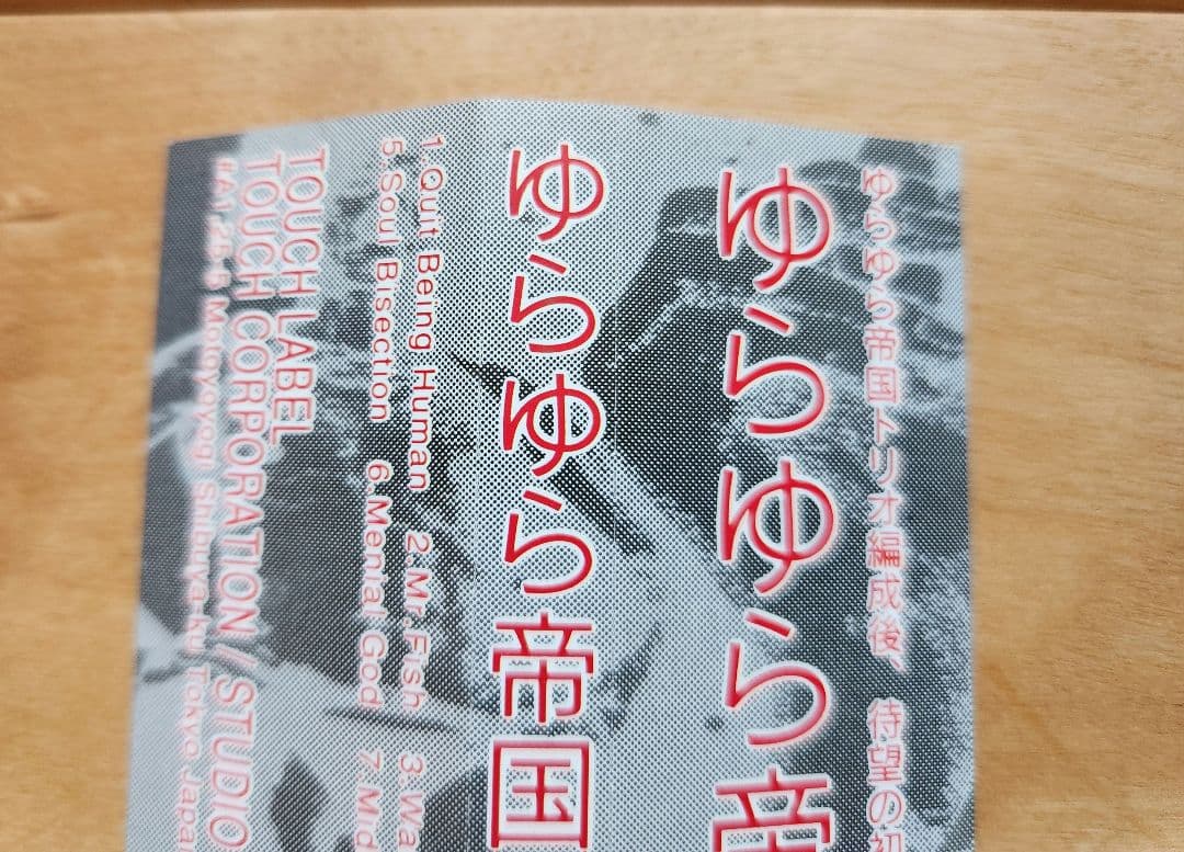 ゆらゆら帝国 / ゆらゆら帝国 インディーズ2nd　帯あり　歌詞カードあり