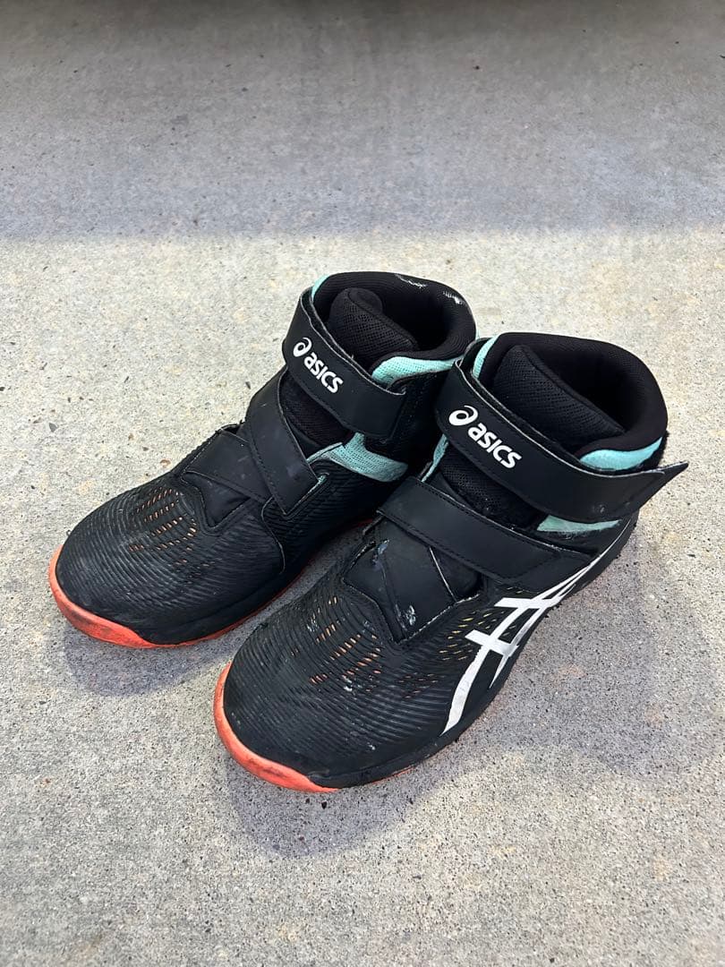 asics 安全靴 ブラック ミント　26.0