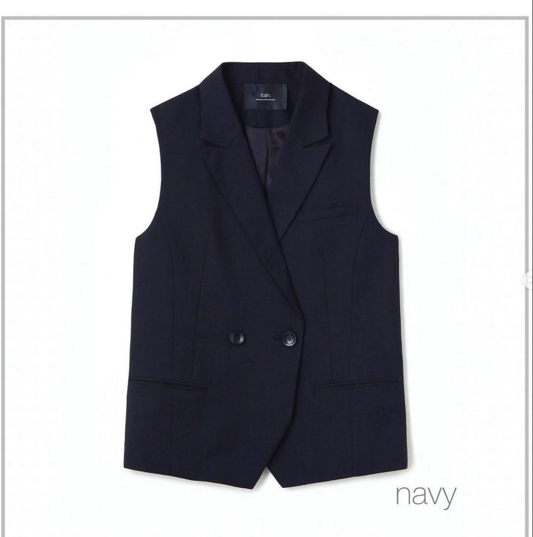 新品未使用　井川遥　ロワン　loin ネイビージレ