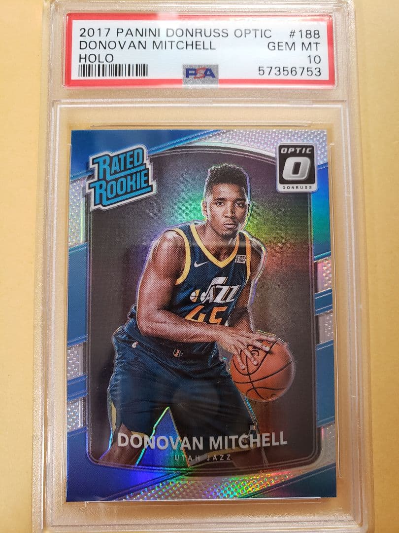 PSA10 ドノバンミッチェル ホロシルバープリズム 2017オプティック