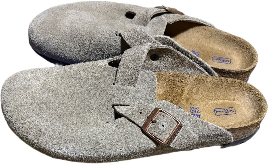 BIRKENSTOCK Boston BS トープ 40 ナロー幅 箱付