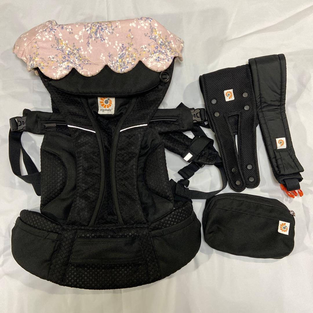 エルゴベビー 日本限定品 オムニブリー オニキスブラック フットマフ付き