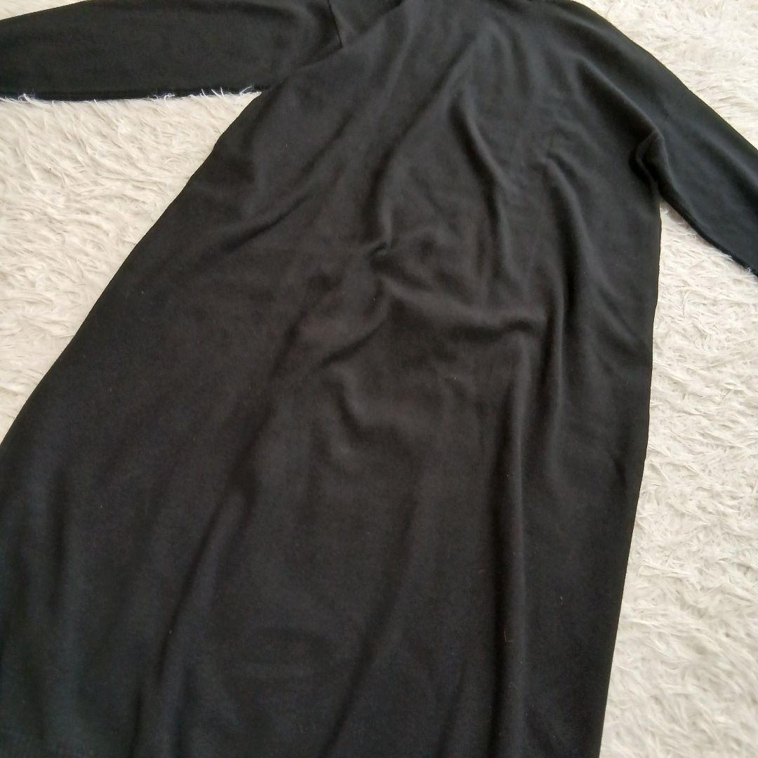 【美品】【UN3D.】23AW　コクーンルーズニットワンピース　黒