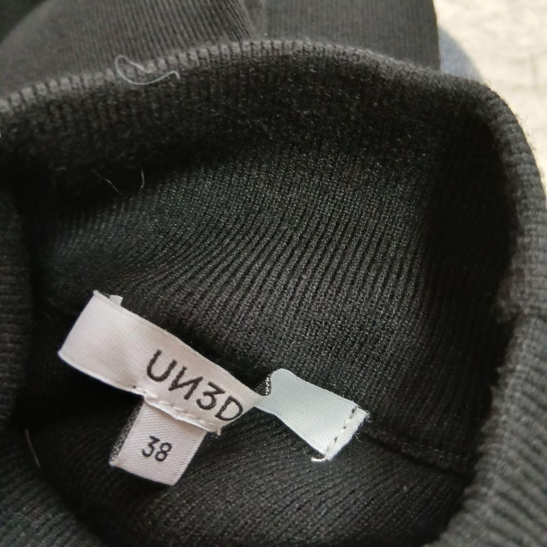 【美品】【UN3D.】23AW　コクーンルーズニットワンピース　黒