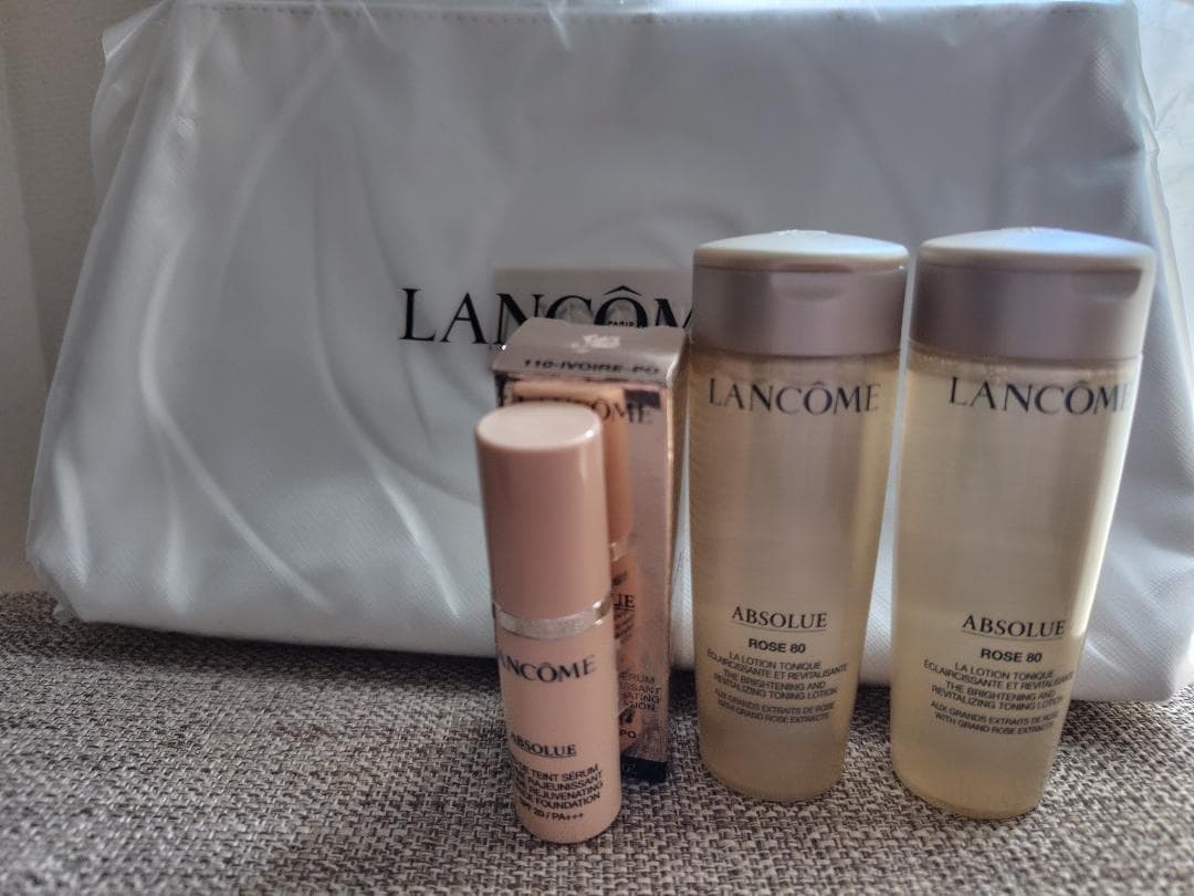 ★新品未使用★LANCOME ABSOLUE ROSE80２本他サンプルセット
