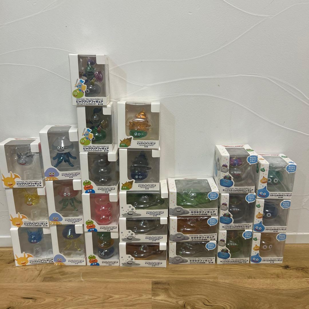 ドラゴンクエスト ビッグクリアフィギュア キラキラフィギュア　25点　。