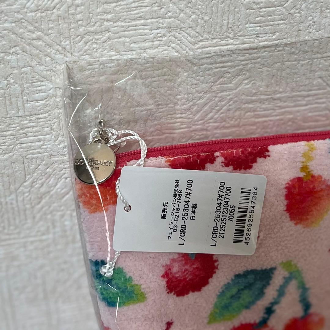 【未開封】FIELER フェイラー チェリードット ポーチ＆ハンカチ 2点セット