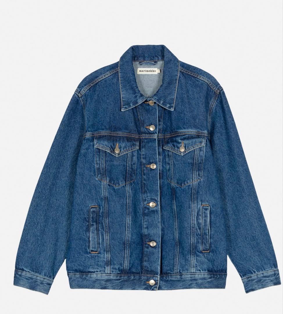 美品マリメッコMaridenim Murros Unikko デニムジャケット