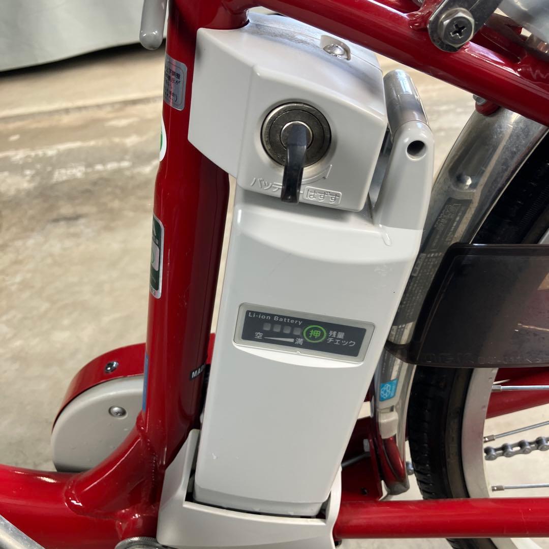 群馬発電動アシスト自転車 シティタイプ 赤美品