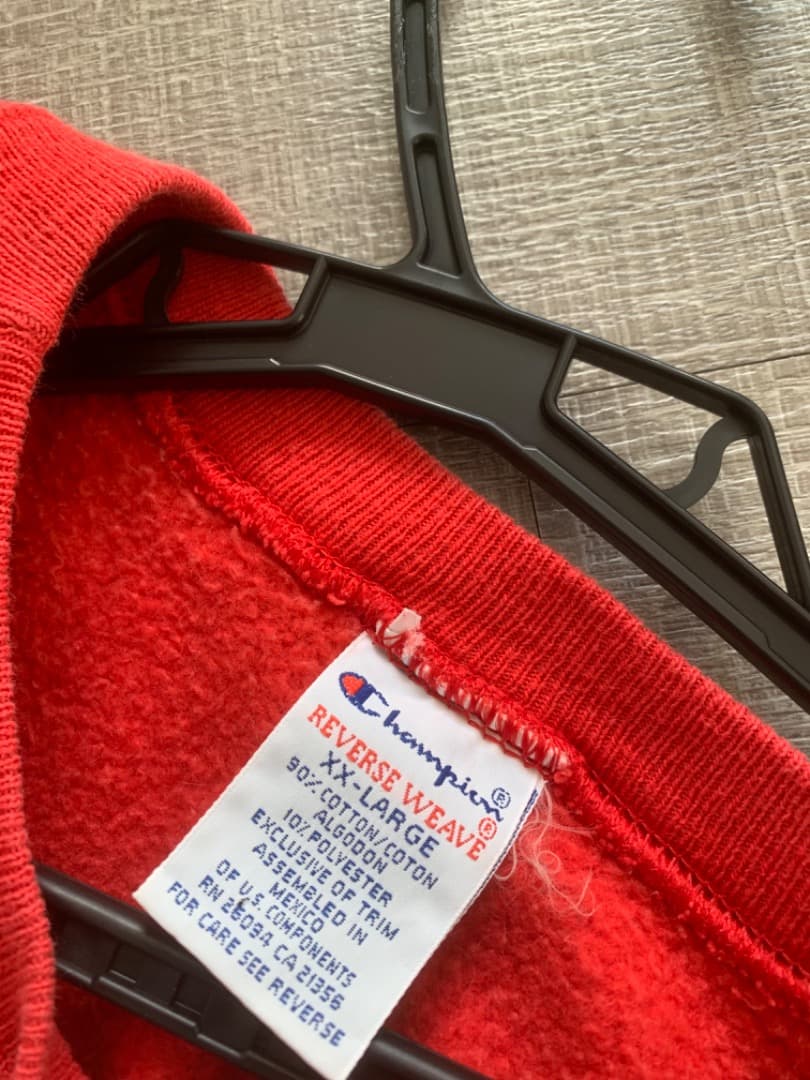 XXL Championリバースウィーブ 目無し REVERSE WEAVE