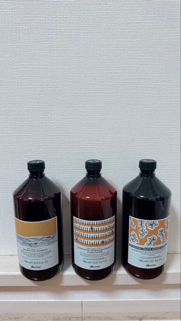 davines ナチュラルテック シャンプーコンディショナートリートメント 1L