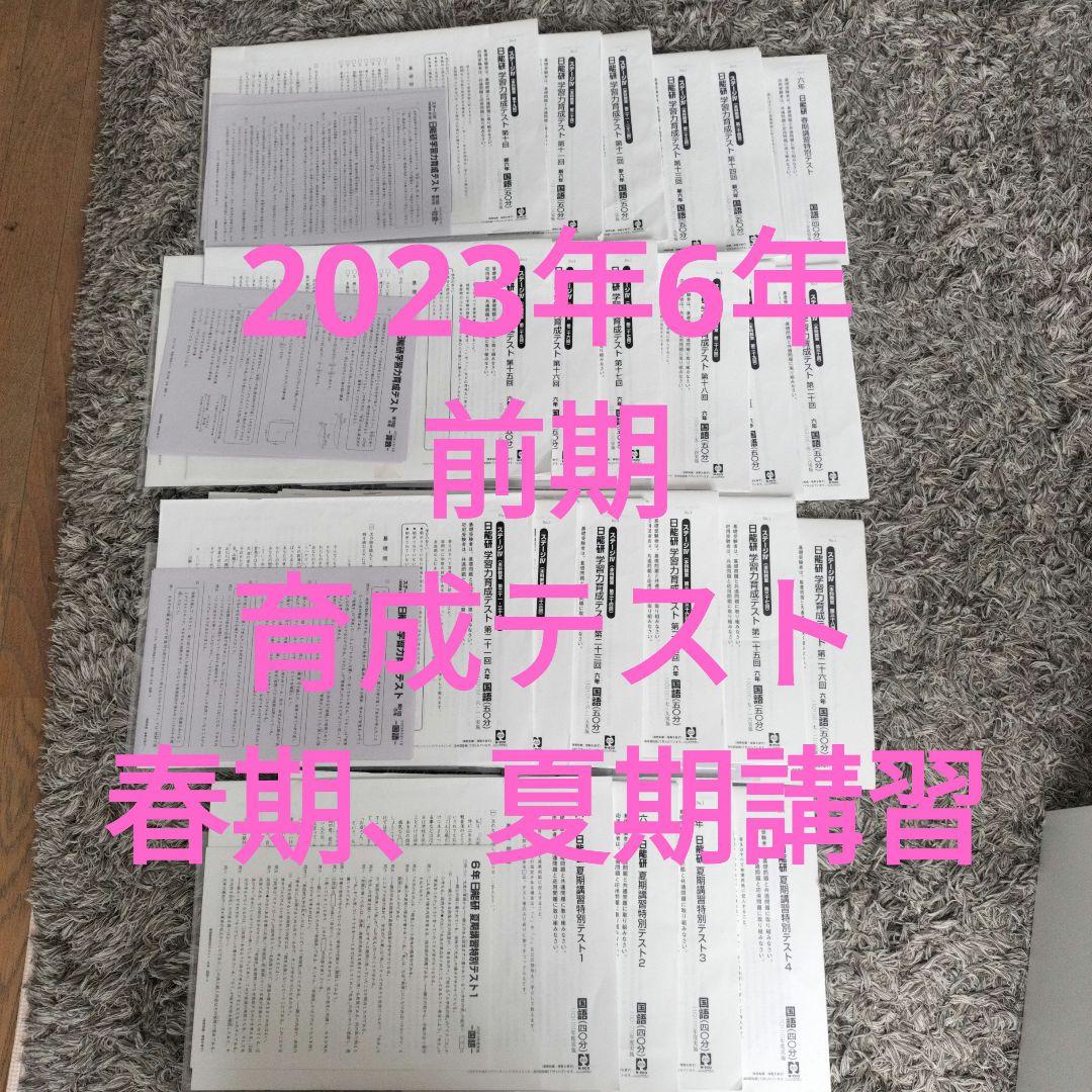 2023年6年前期　学習力育成テスト　ステージⅣ　春期、夏期講習