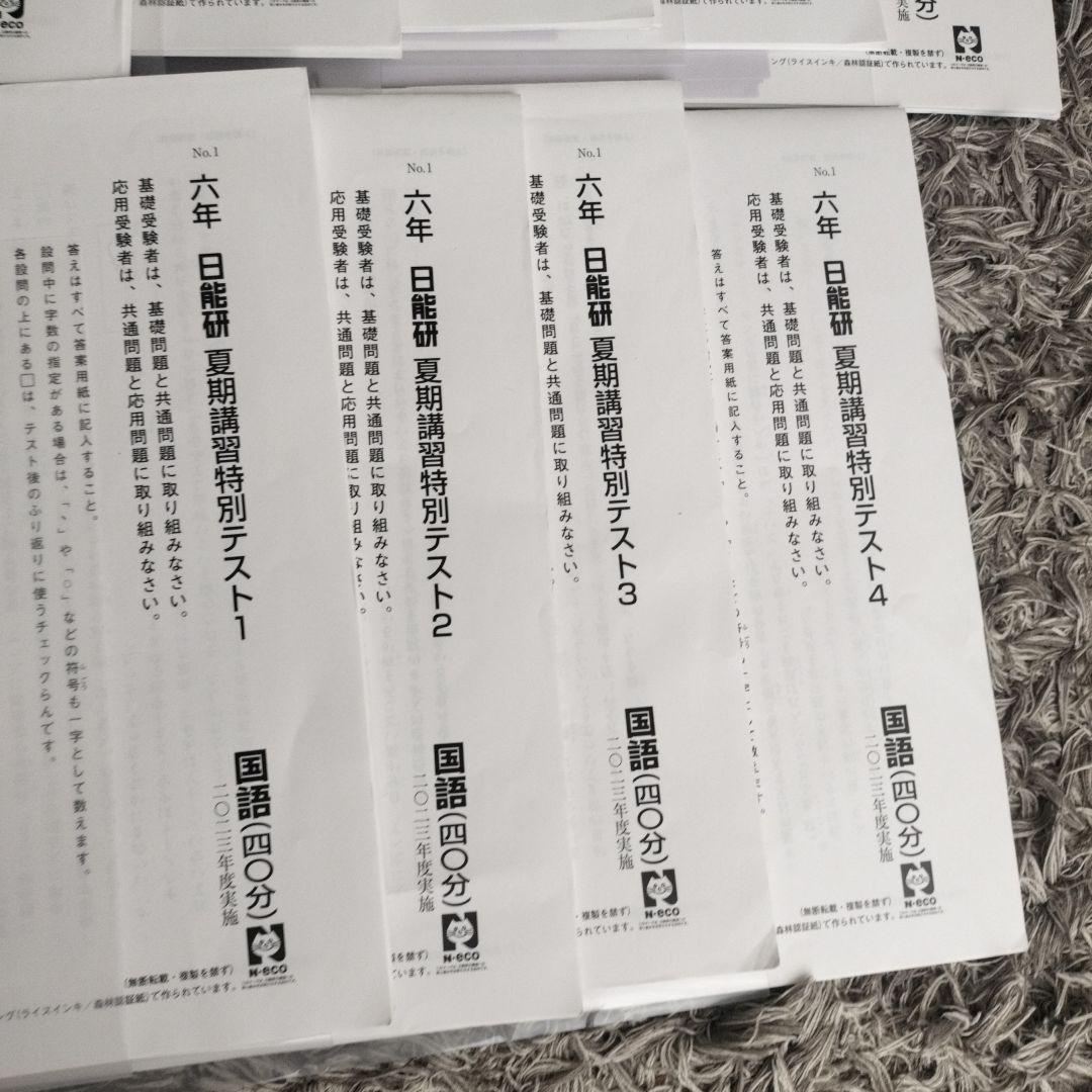 2023年6年前期　学習力育成テスト　ステージⅣ　春期、夏期講習