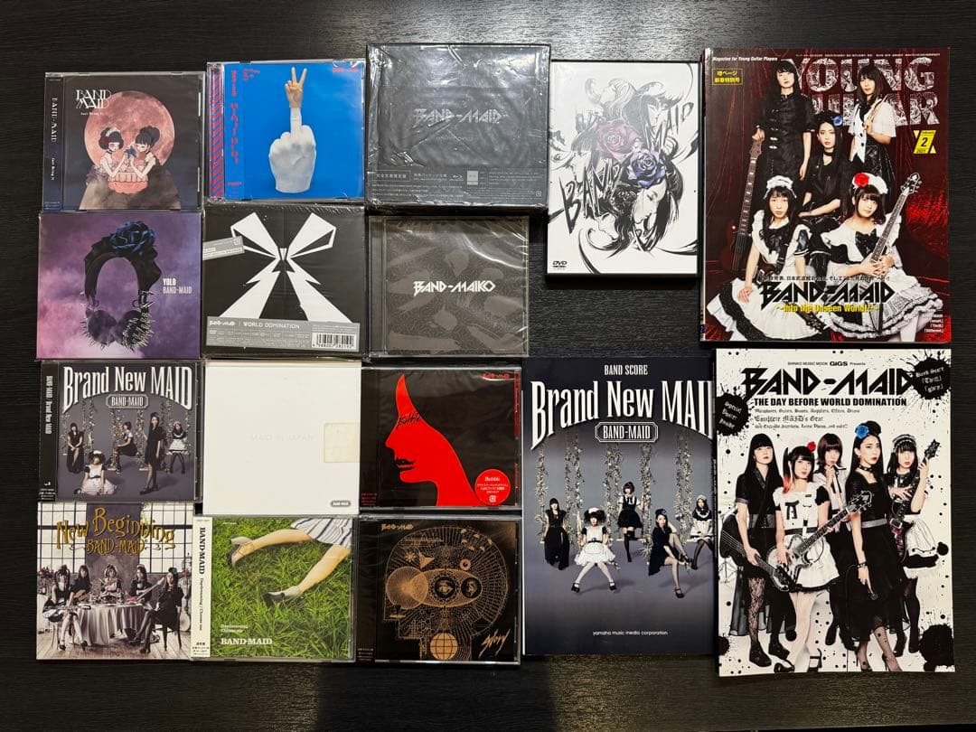 BAND-MAID CD11点 &DVD&Blu-ray バンドスコア&特集雑誌