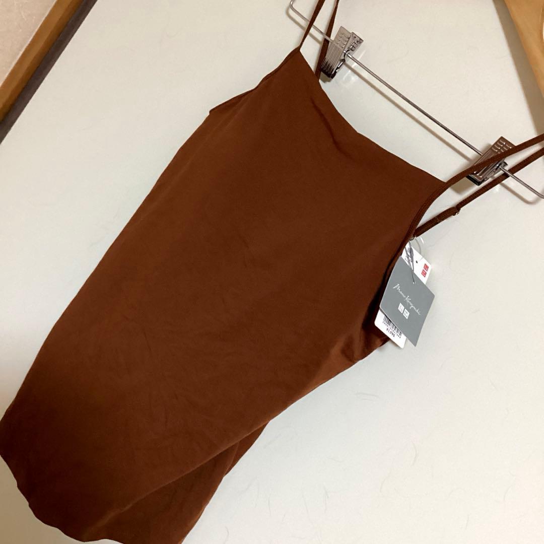 新品 UNIQLO エアリズムコットンブラキャミソール L 2枚セット マメ