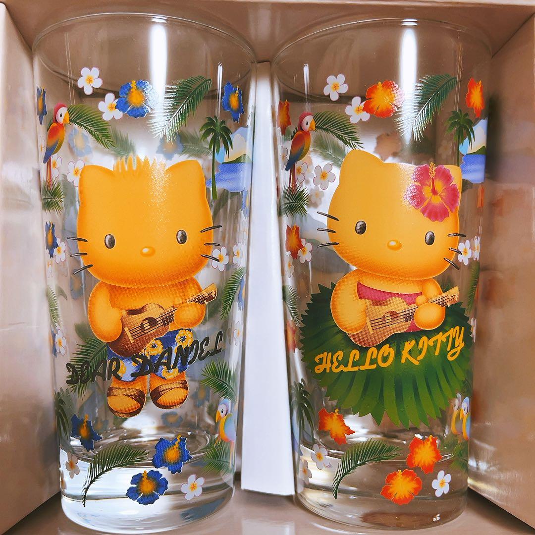 希少レア　ハローキティ　ダニエル　日焼け　ハワイ　タンブラーセット　1999