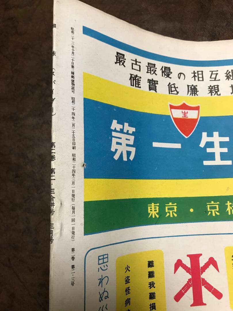 防犯雑誌 蜘蛛 昭和24年2・3号　西川満 坂口英一 柳瀬茂 鷲尾雨工 海野十三