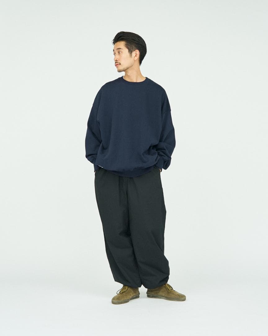 フレッシュサービス LIGHT OZ CREW NECK SWEAT NAVYL