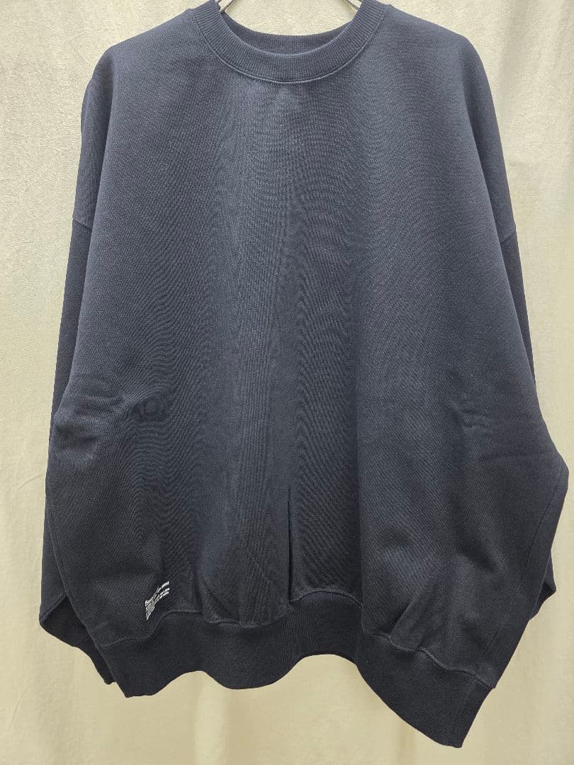 フレッシュサービス LIGHT OZ CREW NECK SWEAT NAVYL