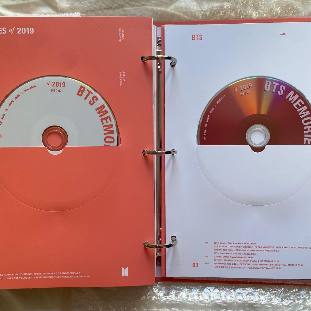 K-POP・アジア BTS MEMORIES OF 2019 DVD