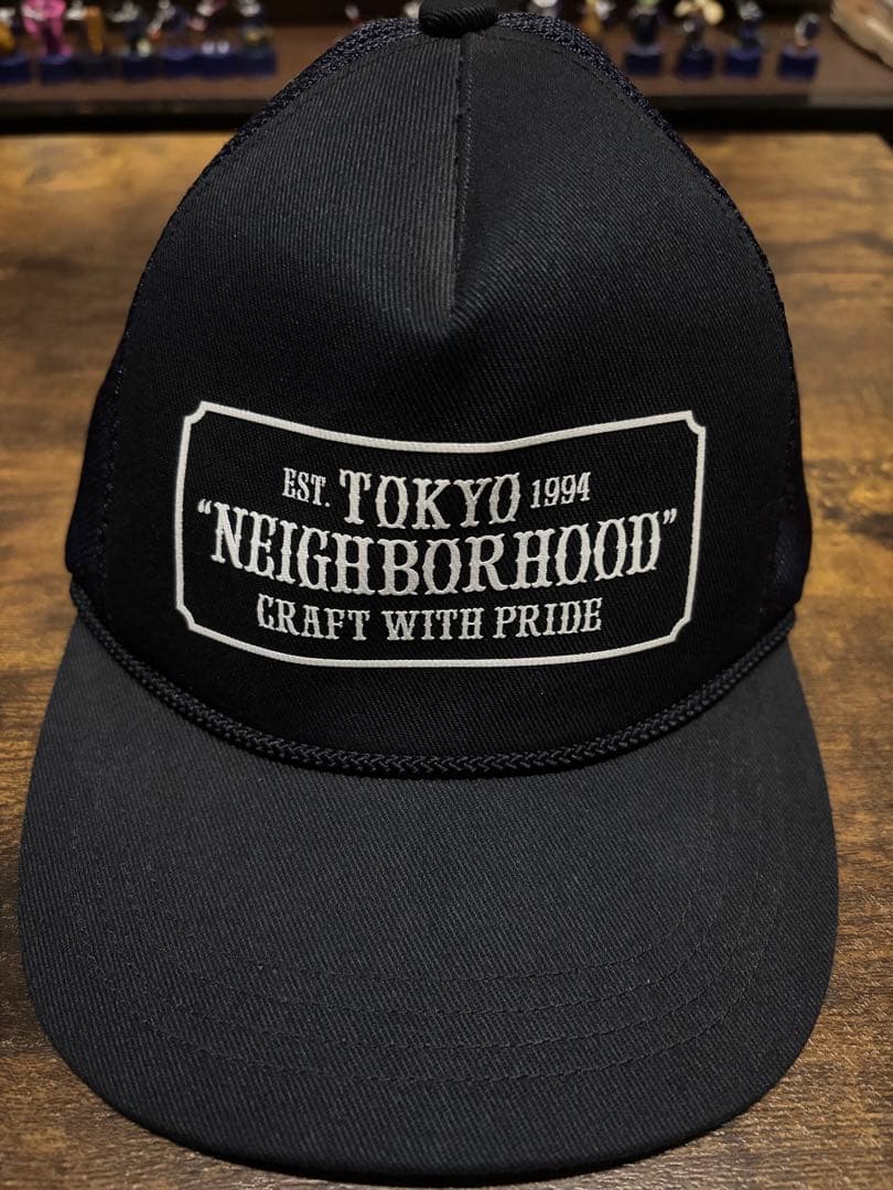 NEIGHBORHOOD ネイビーメッシュキャップ