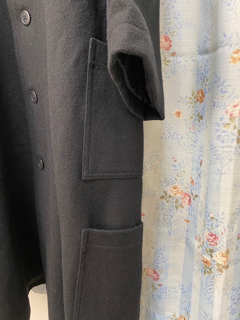 ヨウジヤマモト メルトン修道院ワイドロングコート