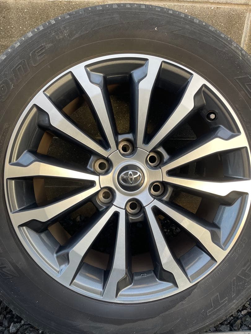 150系プラド　純正19インチホイールタイヤ4本セット