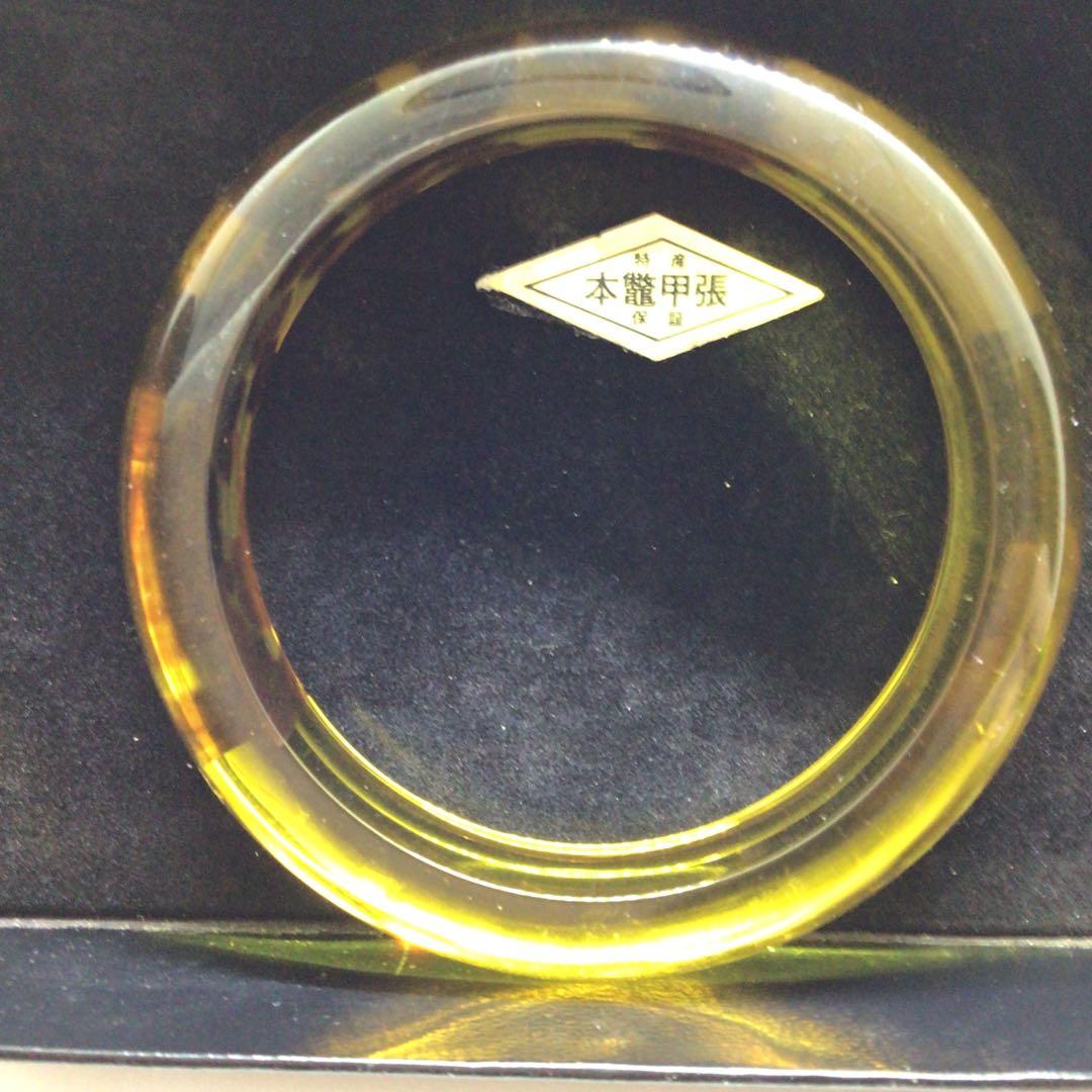 ⭐️特別⭐️本鼈甲バングル 厚みがあり高級感抜群！